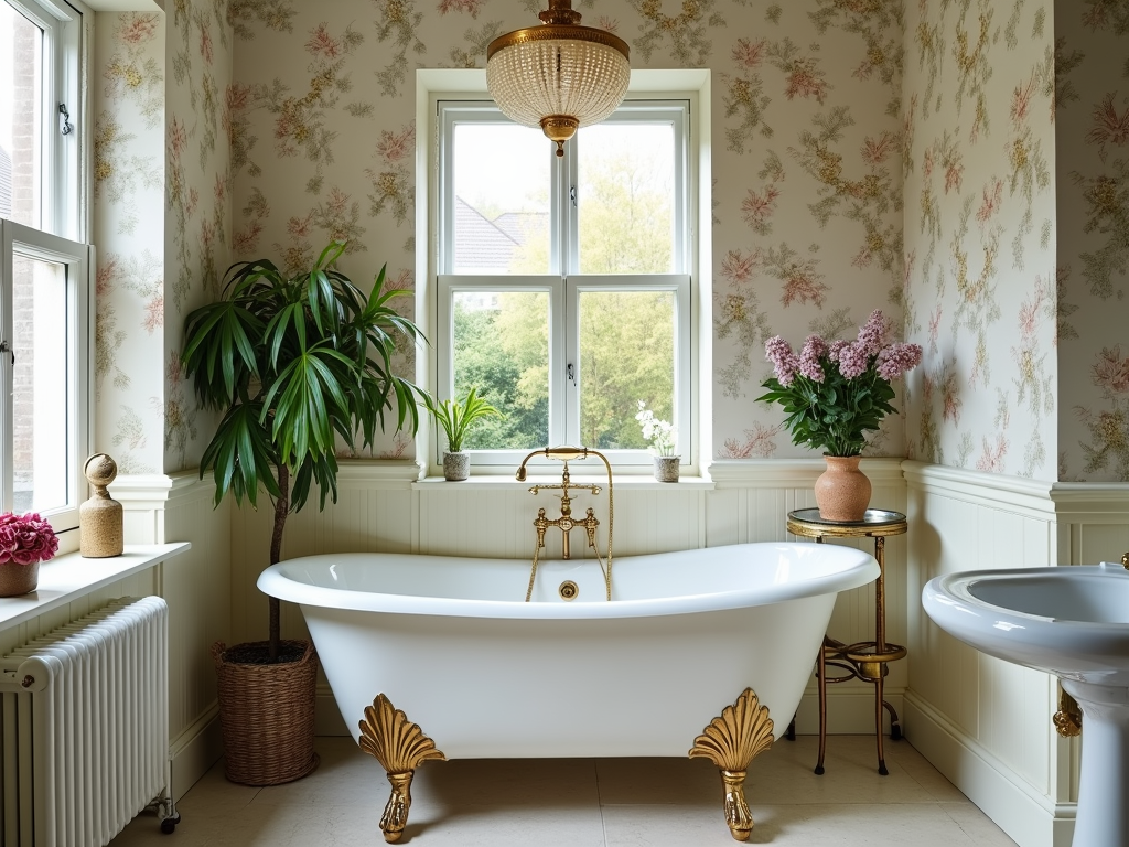 Victorian Romantic Bliss: Small Bathroom Inspiration