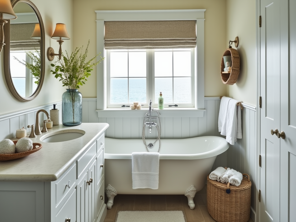 Chic Small Bathroom Ideas for Your Beach Cottage