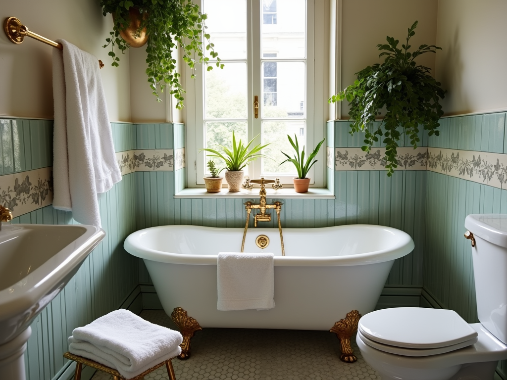 Charming Small Parisian Bathroom Ideas