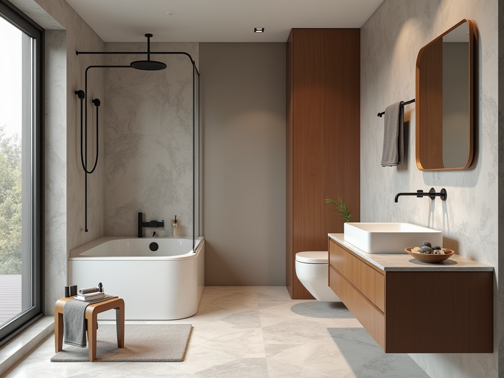 Bauhaus Small Bathroom Ideas: Maximize Style and Space