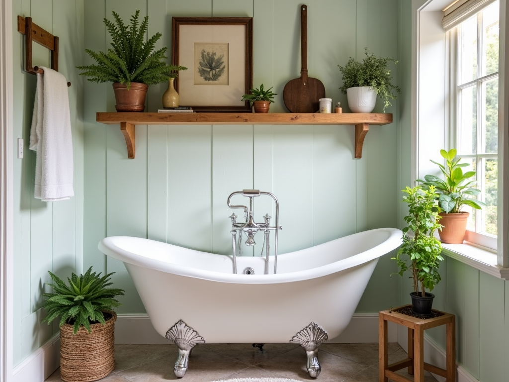 Charming Small Bathroom Farmcore Inspiration