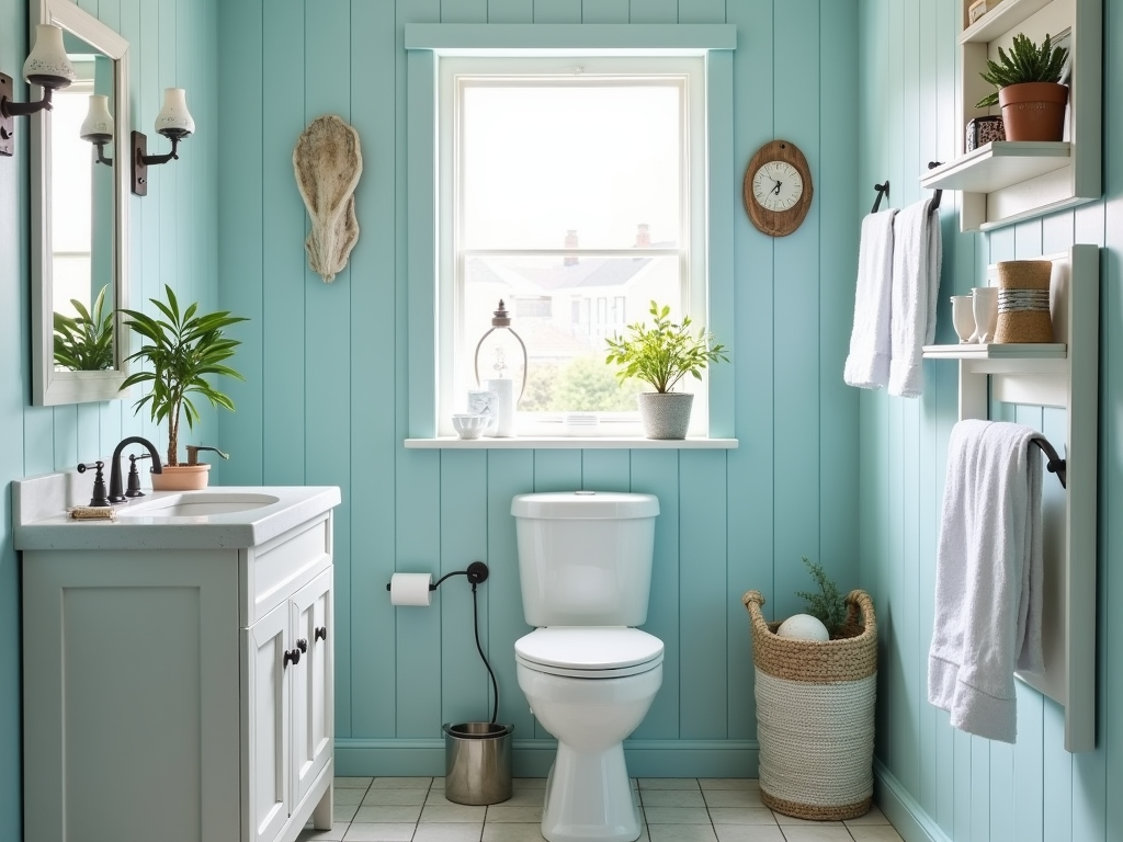 Transform Your Small Bathroom with Coastal Charm