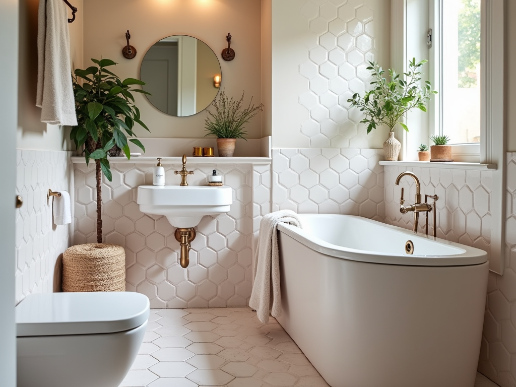 Transform Your Small Bathroom into a Modern Parisian Chic Retreat