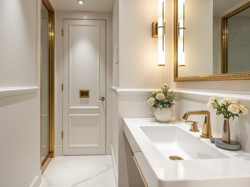 Transform Your Small Bathroom with Modern Glam