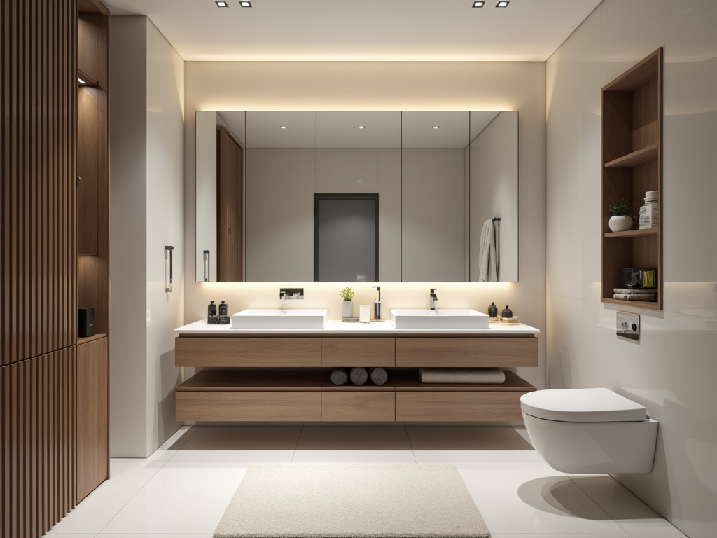 High-Tech Meets Style: Transform Your Small Bathroom